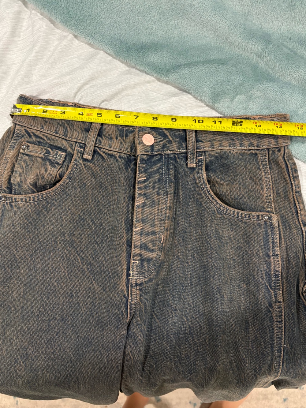 Free People We The Free Good Luck Mid-Rise Barrel Jeans - Picture 8 of 8